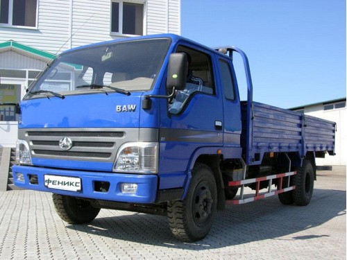 Характеристики бортового грузовика BAW Fenix 1065 3.2 MT BJ1065F (полуторная кабина) (05.2005 - 02.2013): фото, грузоподъемность, масса, скорость, двигатель, топливо, отзывы