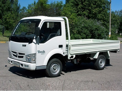 Характеристики грузового автомобиля BAW Tonik 1.3 MT 33463 (03.2011 - н.в.): фото, грузоподъемность, масса, скорость, двигатель, топливо, отзывы