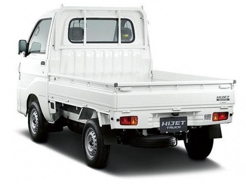 Характеристики грузового автомобиля Daihatsu Hijet Truck 660 Jumbo 3-way (08.2010 - 08.2014): фото, грузоподъемность, масса, скорость, двигатель, топливо, отзывы