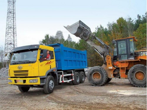 Характеристики бортового грузовика FAW J5 CA3252/3253 7.7 MT Самосвал 3800 6х4 25т (01.2007 - 06.2013): фото, грузоподъемность, масса, скорость, двигатель, топливо, отзывы