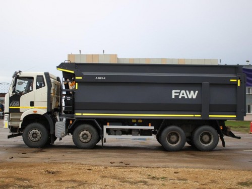 Характеристики бортового грузовика FAW J6 CA3310 8.6 MT Самосвал 4300 8х4 42т (12.2017 - н.в.): фото, грузоподъемность, масса, скорость, двигатель, топливо, отзывы