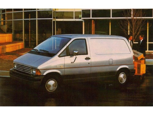 Характеристики грузового фургона Ford Aerostar 2.3 MT Cargo Van 422A (06.1985 - 04.1986): фото, размеры, грузоподъемность, масса, скорость, двигатель, топливо, отзывы