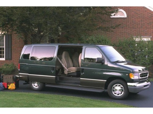 Характеристики минивэна Ford Econoline 7.3 TD AT E-350 Super Duty XLT Extended (05.1997 - 07.2003): фото, места, вместимость, скорость, двигатель, топливо, отзывы