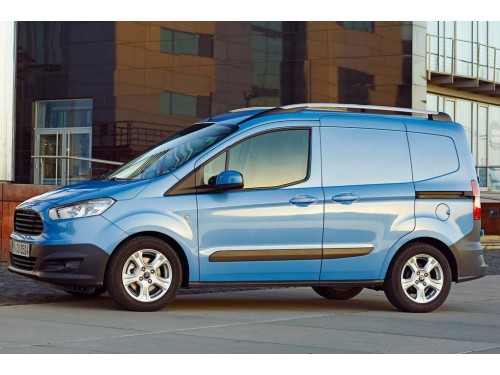 Характеристики цельнометаллического фургона Ford Transit Courier 1.5 TDCi MT Basis (05.2015 - 04.2018): фото, размеры, грузоподъемность, масса, скорость, двигатель, топливо, отзывы