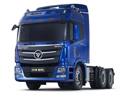 Характеристики седельного тягача Foton Auman BJ425 9.7 MT 6x4 BJ4253SMFJB-S4 Flat cab (09.2009 - 07.2014): фото, размеры, грузоподъемность, масса, скорость, двигатель, топливо, отзывы