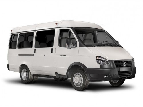 Характеристики автобуса ГАЗ ГАЗель 2.9 MT ГАЗ-3221-757 Автобус 9 мест (09.2019 - 03.2020): фото, места, схема, вместимость, скорость, двигатель, топливо, масса, отзывы