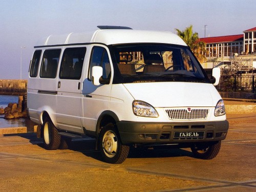 Характеристики автобуса ГАЗ ГАЗель 2.1 MT ГАЗ-3221 Автобус 9 мест (01.2003 - 01.2007): фото, места, схема, вместимость, скорость, двигатель, топливо, масса, отзывы