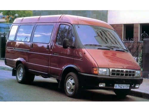 Характеристики автобуса ГАЗ ГАЗель 2.3 MT ГАЗ-32217 Автобус 9 мест (01.1999 - 12.2002): фото, места, схема, вместимость, скорость, двигатель, топливо, масса, отзывы