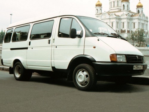 Характеристики автобуса ГАЗ ГАЗель 2.3 MT ГАЗ-322172 Автобус 7 мест (01.1999 - 12.2002): фото, места, схема, вместимость, скорость, двигатель, топливо, масса, отзывы