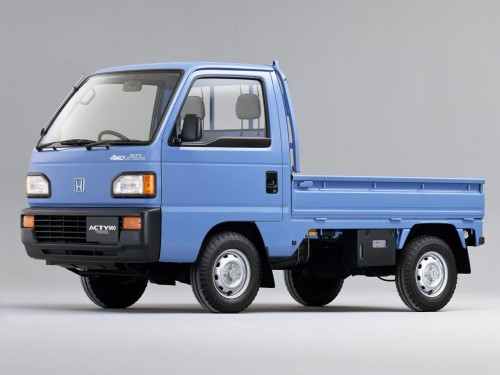 Характеристики бортового грузовика Honda Acty Truck 660 STD (03.1990 - 07.1991): фото, грузоподъемность, масса, скорость, двигатель, топливо, отзывы