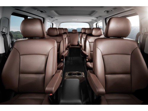 Характеристики минивэна Hyundai Grand Starex 2.4 LPI AT CVX Urban 9-местный (12.2017 - 04.2021): фото, места, вместимость, скорость, двигатель, топливо, отзывы