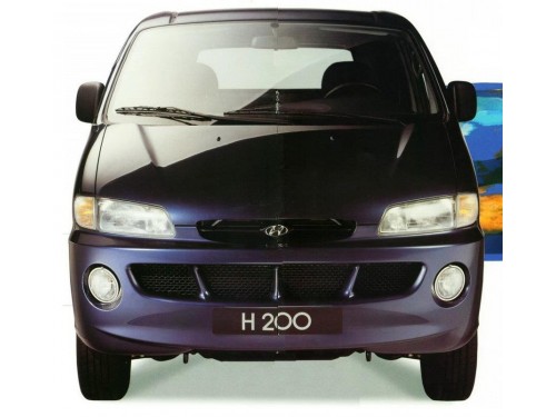 Характеристики грузового фургона Hyundai H200 2.5 TD MT LWB  Basis/Luxe (03.1997 - 02.2007): фото, размеры, грузоподъемность, масса, скорость, двигатель, топливо, отзывы