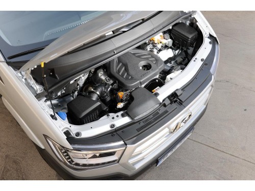 Характеристики грузового фургона Hyundai H350 2.5 CRDi MT LWB (01.2015 - н.в.): фото, размеры, грузоподъемность, масса, скорость, двигатель, топливо, отзывы