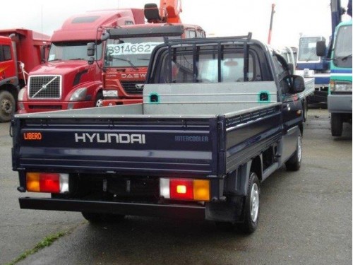 Характеристики грузового автомобиля Hyundai Libero 3.0 LPG MT General Cap (03.2000 - 12.2007): фото, грузоподъемность, масса, скорость, двигатель, топливо, отзывы