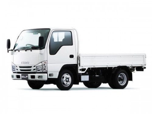 Характеристики грузового автомобиля Isuzu Elf 3.0 Double Cab Standard Cabin Standard Body Full Flat Low 2t SG (10.2018 - 02.2021): фото, грузоподъемность, масса, скорость, двигатель, топливо, отзывы