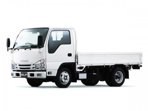 Характеристики грузового автомобиля Isuzu Elf 3.0 Double Cab Standard Cabin Standard Body Full Flat Low 1.55t ST 4WD (10.2018 - 02.2021): фото, грузоподъемность, масса, скорость, двигатель, топливо, отзывы