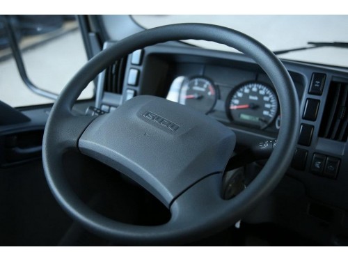 Характеристики тягача Isuzu Elf 5.2 SAT 4x2 Normal 7.5т (03.2021 - н.в.): фото, размеры, грузоподъемность, масса, скорость, двигатель, топливо, отзывы