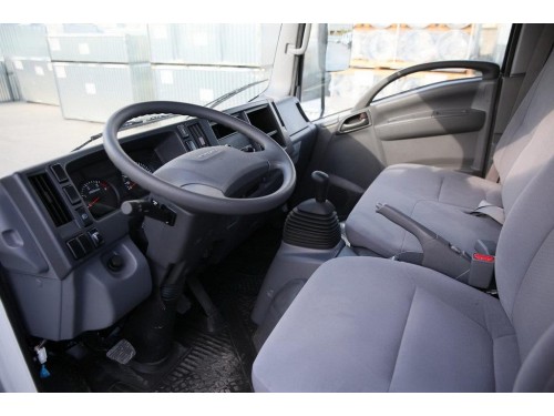Характеристики тягача Isuzu Elf 5.2 SAT 4x2 Long 9.5т (03.2021 - н.в.): фото, размеры, грузоподъемность, масса, скорость, двигатель, топливо, отзывы