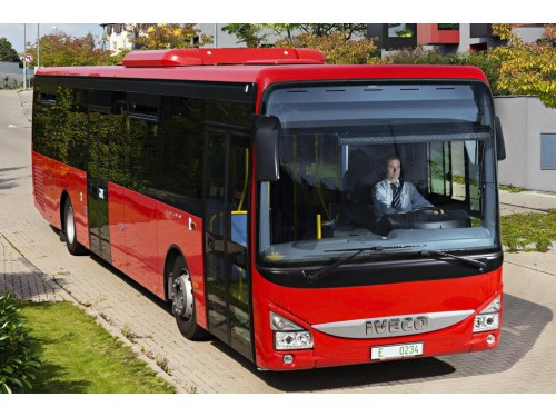 Характеристики автобуса Iveco Crossway 8.7 AT6 Line/Pop/Pro 12.1 (03.2013 - н.в.): фото, места, схема, вместимость, скорость, двигатель, топливо, масса, отзывы