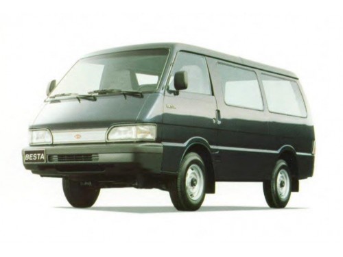 Характеристики грузового фургона Kia Besta 2.2 MT (03.1989 - 09.1997): фото, размеры, грузоподъемность, масса, скорость, двигатель, топливо, отзывы