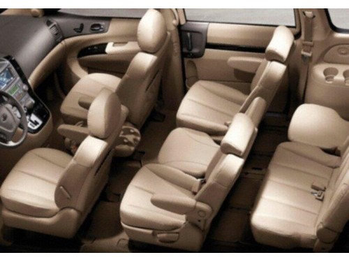 Характеристики автобуса Kia Grand Carnival 2.2 CRDi MT GX (01.2010 - 06.2014): фото, места, схема, вместимость, скорость, двигатель, топливо, масса, отзывы