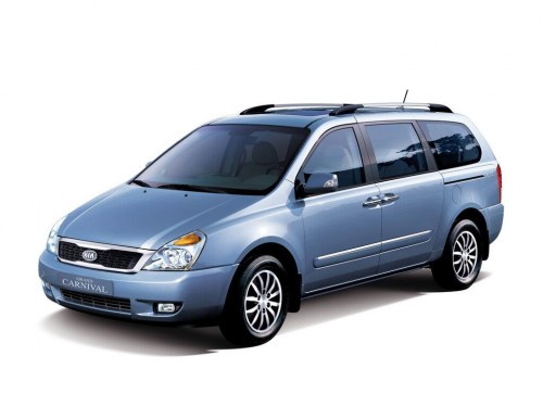 Характеристики автобуса Kia Grand Carnival 3.5 AT GLX (01.2010 - 06.2014): фото, места, схема, вместимость, скорость, двигатель, топливо, масса, отзывы