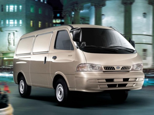 Характеристики грузового фургона Kia Pregio 2.5 MT Van (11.2002 - 11.2003): фото, размеры, грузоподъемность, масса, скорость, двигатель, топливо, отзывы