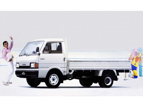 Характеристики бортового грузовика Mazda Bongo Brawny 1.8 Double Cab (09.1987 - 07.1990): фото, грузоподъемность, масса, скорость, двигатель, топливо, отзывы