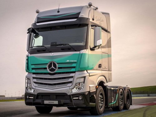 Характеристики седельного тягача Mercedes-Benz Actros 6x2 10.7 Powershift-12 6x2 Actros 2536 LS Air 3550 (07.2011 - н.в.): фото, размеры, грузоподъемность, масса, скорость, двигатель, топливо, отзывы