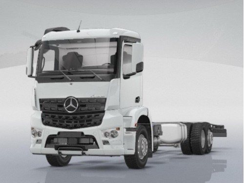 Характеристики тягача Mercedes-Benz Arocs 6x2 7.7 Powershift-12 6x2 Arocs 2540 L Air 5100 (01.2013 - н.в.): фото, размеры, грузоподъемность, масса, скорость, двигатель, топливо, отзывы