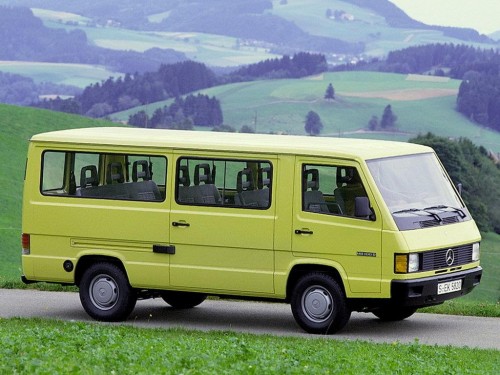 Характеристики автобуса Mercedes-Benz MB100 2.4D MT L1H1 (04.1989 - 05.1991): фото, места, схема, вместимость, скорость, двигатель, топливо, масса, отзывы