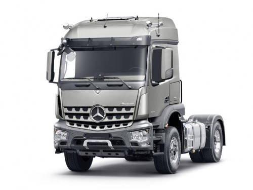 Характеристики седельного тягача Mercedes-Benz Arocs 4x2 10.7 MT 4x2 Arocs 2033 S Leaf 3600 (01.2013 - н.в.): фото, размеры, грузоподъемность, масса, скорость, двигатель, топливо, отзывы