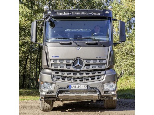 Характеристики бортового грузовика Mercedes-Benz Arocs 6x4 10.7 MT 6x4 Arocs 2633 LK Air 3900 (01.2013 - н.в.): фото, грузоподъемность, масса, скорость, двигатель, топливо, отзывы