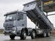 Характеристики бортового грузовика Mercedes-Benz Arocs 8x4 10.7 MT 8x4/4 Arocs 4136 K Leaf 5150 (01.2013 - н.в.): фото, грузоподъемность, масса, скорость, двигатель, топливо, отзывы