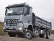 Характеристики бортового грузовика Mercedes-Benz Arocs 8x4 10.7 MT 8x4/4 Arocs 4136 K Leaf 5150 (01.2013 - н.в.): фото, грузоподъемность, масса, скорость, двигатель, топливо, отзывы