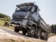 Характеристики бортового грузовика Mercedes-Benz Arocs 8x8 10.7 MT 8x8/4 Arocs 4133 AK Leaf 4850 (01.2013 - н.в.): фото, грузоподъемность, масса, скорость, двигатель, топливо, отзывы