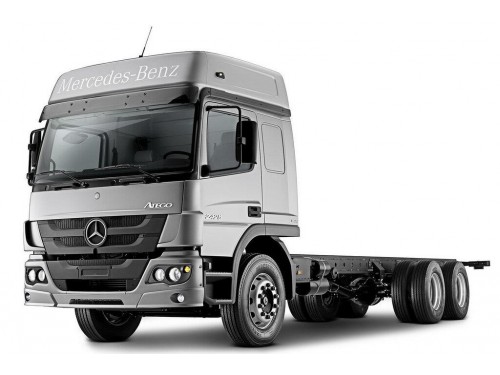 Характеристики тягача Mercedes-Benz Atego 5.1 AT 4x2 Atego 1518 L 3560 15t. (06.2013 - н.в.): фото, размеры, грузоподъемность, масса, скорость, двигатель, топливо, отзывы