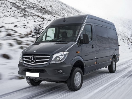 Характеристики грузового фургона Mercedes-Benz Sprinter 313 BlueTEC RWD AT L2H1 3.19т. (03.2013 - 01.2018): фото, размеры, грузоподъемность, масса, скорость, двигатель, топливо, отзывы