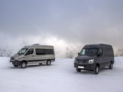 Характеристики грузового фургона Mercedes-Benz Sprinter 313 BlueTEC RWD AT L2H1 3.19т. (03.2013 - 01.2018): фото, размеры, грузоподъемность, масса, скорость, двигатель, топливо, отзывы