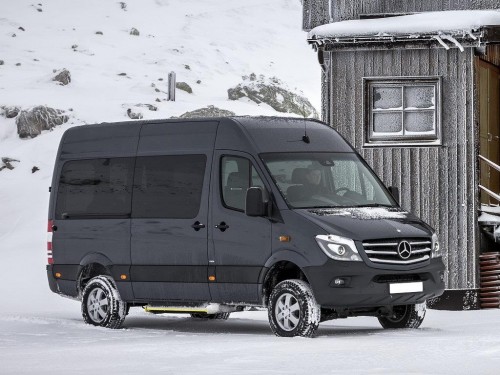 Характеристики грузового фургона Mercedes-Benz Sprinter 313 BlueTEC RWD AT L2H1 3.19т. (03.2013 - 01.2018): фото, размеры, грузоподъемность, масса, скорость, двигатель, топливо, отзывы