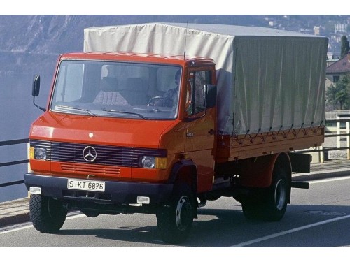 Характеристики бортового грузовика Mercedes-Benz T2 2.4 MT 507D L1 4.6t (06.1986 - 01.1989): фото, грузоподъемность, масса, скорость, двигатель, топливо, отзывы