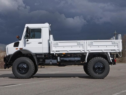 Характеристики бортового грузовика Mercedes-Benz Unimog 5.1 SAT U4023 (05.2013 - н.в.): фото, грузоподъемность, масса, скорость, двигатель, топливо, отзывы