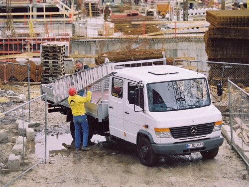 Характеристики грузового автомобиля Mercedes-Benz Vario 512D MT RWD L1 Standard cab 4.8т (07.1996 - 09.2001): фото, грузоподъемность, масса, скорость, двигатель, топливо, отзывы