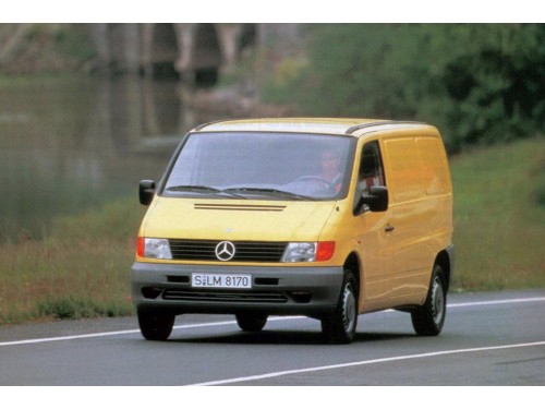 Характеристики грузового фургона Mercedes-Benz Vito 108 D MT фургон (03.1996 - 06.1999): фото, размеры, грузоподъемность, масса, скорость, двигатель, топливо, отзывы