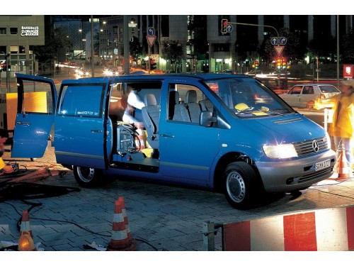 Характеристики грузового фургона Mercedes-Benz Vito 108 D MT фургон (03.1996 - 06.1999): фото, размеры, грузоподъемность, масса, скорость, двигатель, топливо, отзывы