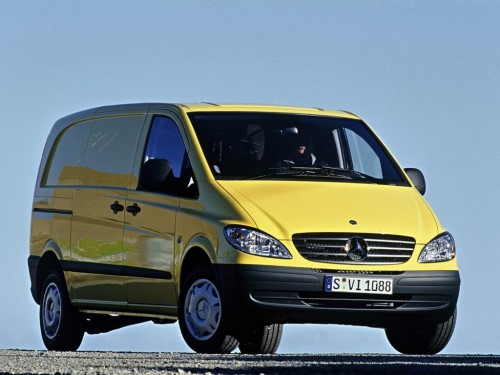 Характеристики грузового фургона Mercedes-Benz Vito 109 CDI MT L1H1 (08.2003 - 02.2010): фото, размеры, грузоподъемность, масса, скорость, двигатель, топливо, отзывы