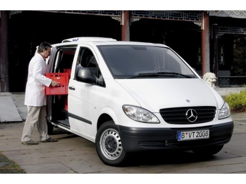 Характеристики грузового фургона Mercedes-Benz Vito 109 CDI MT L1H1 (08.2003 - 02.2010): фото, размеры, грузоподъемность, масса, скорость, двигатель, топливо, отзывы