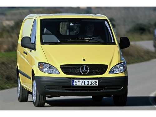 Характеристики грузового фургона Mercedes-Benz Vito 115 CDI MT L1H1 (08.2003 - 02.2010): фото, размеры, грузоподъемность, масса, скорость, двигатель, топливо, отзывы