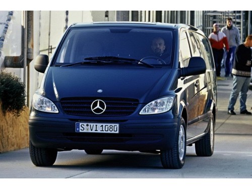 Характеристики грузового фургона Mercedes-Benz Vito 115 CDI MT L1H1 (08.2003 - 02.2010): фото, размеры, грузоподъемность, масса, скорость, двигатель, топливо, отзывы