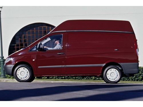 Характеристики грузового фургона Mercedes-Benz Vito 115 CDI MT L2H1 Mixto (08.2003 - 02.2010): фото, размеры, грузоподъемность, масса, скорость, двигатель, топливо, отзывы